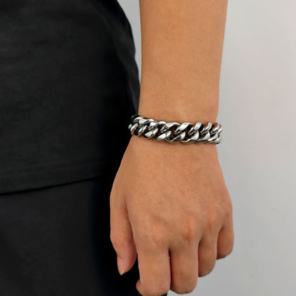 Trendy Stainless Steel Cuban Bracelet