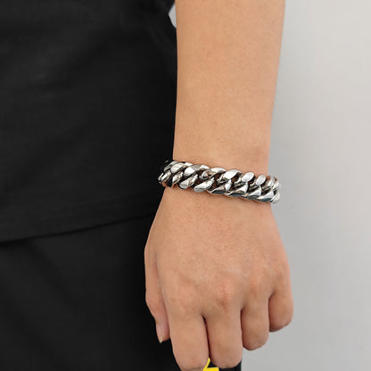 Trendy Stainless Steel Cuban Bracelet